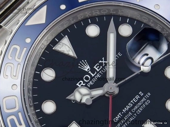 0108 Functional GMT-Master II 126719 BLRO Blue Red Ceramic C+SF Best Edition Blue Dial on Bracelet VR3285 CHS 1629